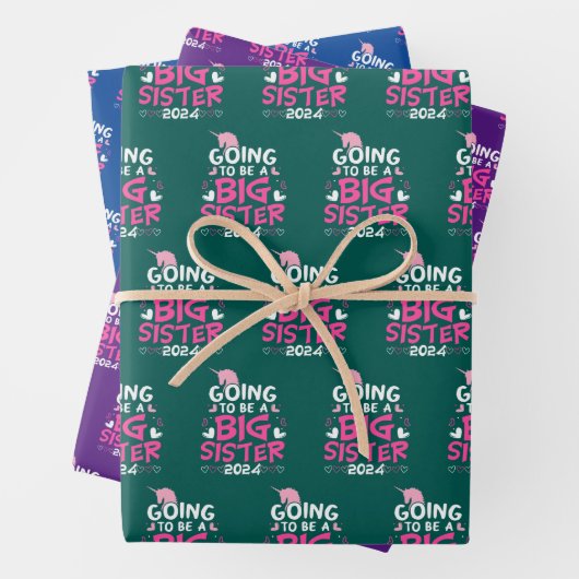 2024姉ユニコーンハート ラッピングペーパーシート (インサイチュ)