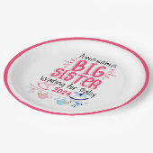 2024姉新生児兄弟姉妹 ペーパープレート (アングル)