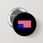 2024実在年11月5日Upside Down Flag Dis 缶バッジ (正面&裏面)