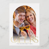 2024家族写真アーミニマルチ応援金ゴールド 箔シーズンカード (正面)