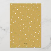 2024家族写真アーミニマルチ応援金ゴールド 箔シーズンカード (裏面)