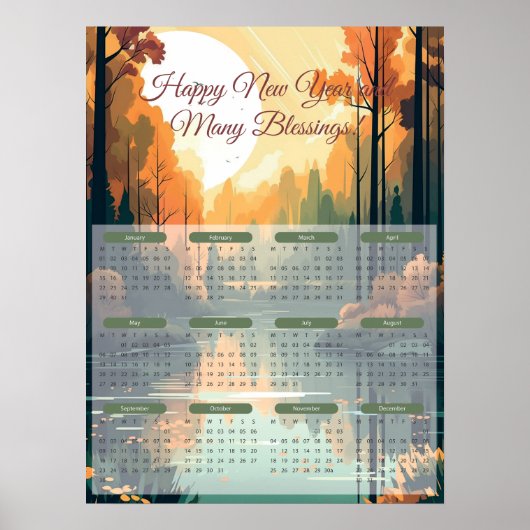 2024平穏な湖 ポスター (正面)