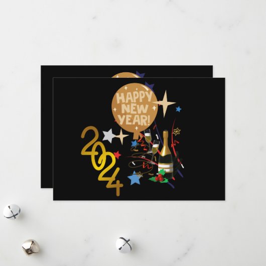 2024年あけましておめでとう シーズンカード (正面/裏面インサイチュ)