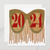 2024年あけましておめでとう - 2024年は良いことだらけ シーズンカード (正面/裏面)