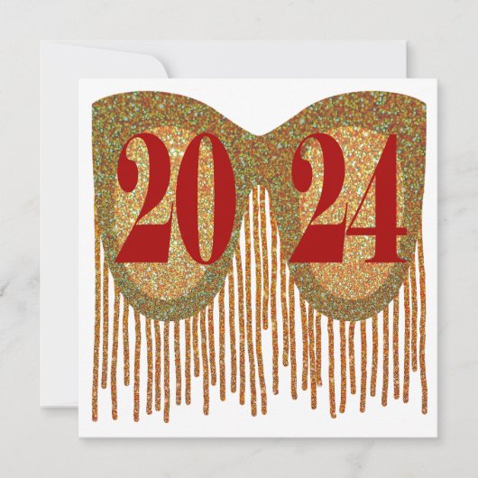 2024年あけましておめでとう - 2024年は良いことだらけ シーズンカード (正面)