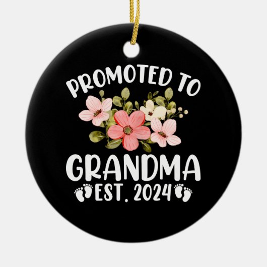 2024年おばあちゃんに初登用ナナフローラ セラミックオーナメント (正面)