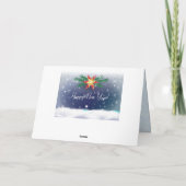 2024年おめでとう!ウィンターホリデイフェスティバル カード (裏面)