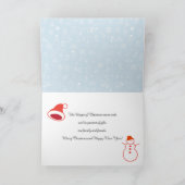 2024年おめでとう!ウィンターホリデイフェスティバル カード (内部)