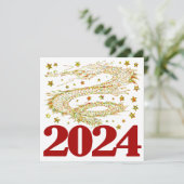 2024年おめでとう – 2024良いものでいっぱいの。 シーズンカード (スタンド正面)