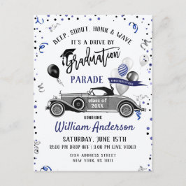 2024年おもしろいクラス卒業パーティーAnnoによるドライブ 案内ポストカード