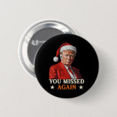 2024年おもしろい再びトランプ恋しく思スクリスマ 缶バッジ (正面&裏面)