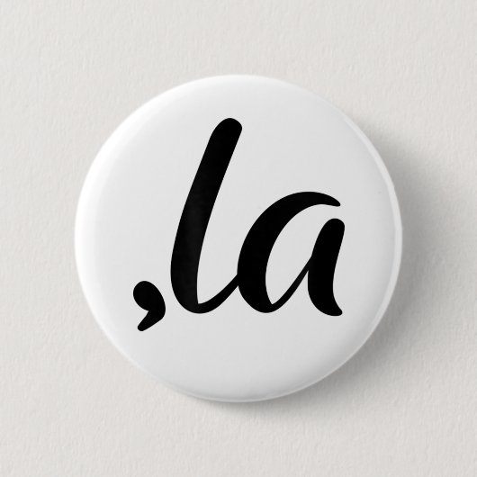 2024年おもしろい大統領カマラ州Comma La 缶バッジ (正面)