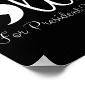 2024年おもしろい大統領用Comma La Harris ポスター (角)