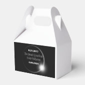 2024年および2017年の二重日食太陽の フェイバーボックス (正面サイド)