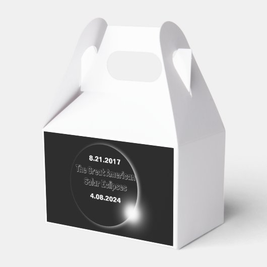 2024年および2017年の二重日食太陽の フェイバーボックス (正面サイド)