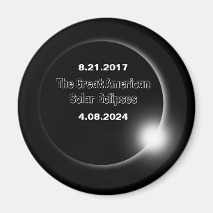 2024年および2017年の二重日食太陽の マグネット