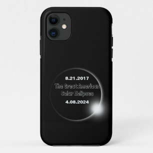 2024年および2017年の二重日食太陽の iPhone 11 ケース