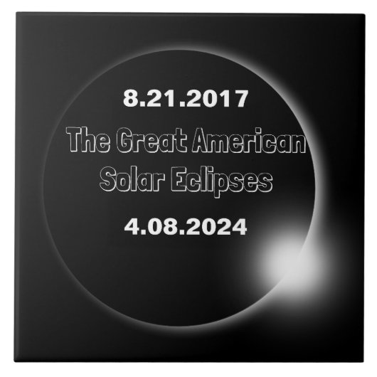 2024年および2017年太陽のEclipse Ceramic Til タイル (正面)