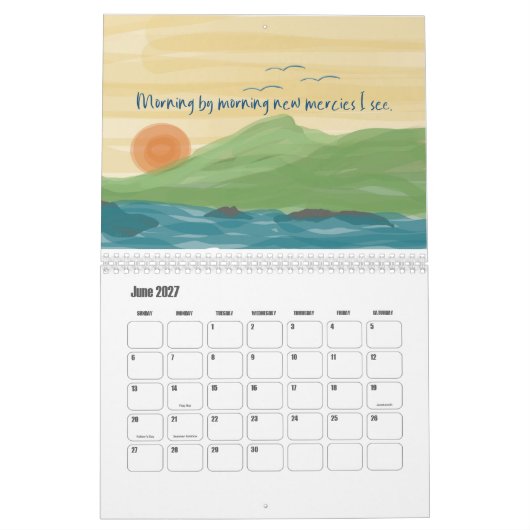 2024年お気に入りカレンダー カレンダー (6月 2027)