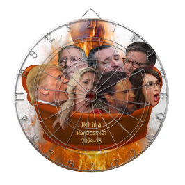 2024年から25年のハンドバスケットでマグカ共和党地獄おもしろい ダーツボード