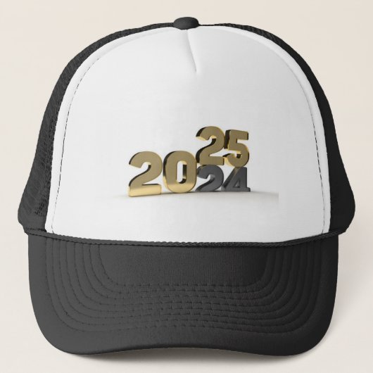 2024年が終わり2025年生まれ イメージ プリントキャップ キャップ (正面)