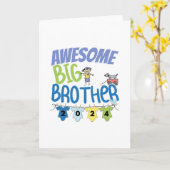 2024年すてきなお兄さん カード (黄色い花)