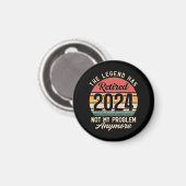 2024年で退職したのでもう知らない マグネット (正面/裏面)