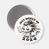 2024年と同じように働き始めた マグネット (正面/裏面)