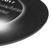 2024年と2017年の二重日付の皆既日食 カッティングボード (角)