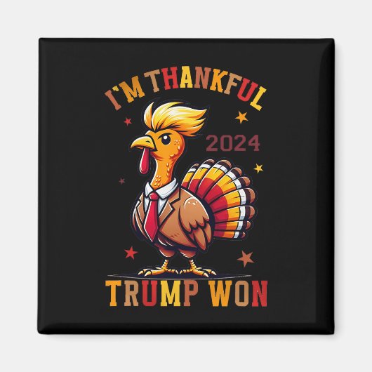 2024年にアメリカ人を取り戻したトランプの勝利に感謝している マグネット (正面)