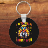 2024年にアメリカCkを獲得したトランプ選手に感謝してい感謝している キーホルダー (正面)