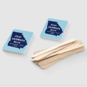 2024年にグルジアブルーを反転 ハンドファン (組立なし)