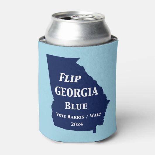 2024年にグルジアブルーを反転 缶クーラー (缶正面)