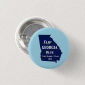 2024年にグルジアブルーを反転 缶バッジ (正面&裏面)