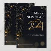 2024年にフラットホリデーカードとのクリエイティブを取得 シーズンカード (正面/裏面)