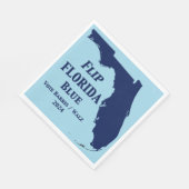 2024年にフロリダブルーを反転 スタンダードランチョンナプキン (角)