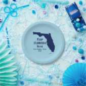 2024年にフロリダブルーを反転 ペーパープレート (パーティー)