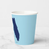 2024年にフロリダブルーを反転 紙コップ (左)