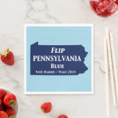 2024年にペンシルバニアの青を反転 スタンダードランチョンナプキン (インサイチュ)