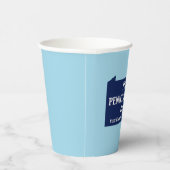 2024年にペンシルバニアの青を反転 紙コップ (右)