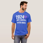 2024年に再びアメリカを統一された作る Tシャツ (正面フル)