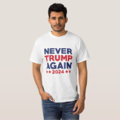 2024年に再びトランプをしない Tシャツ (正面フル)