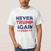 2024年に再びトランプをしない Tシャツ (正面)