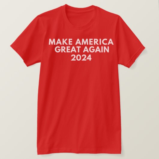 2024年に再素晴らしびアメリカを Tシャツ (デザイン正面)