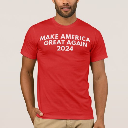 2024年に再素晴らしびアメリカを Tシャツ (正面)