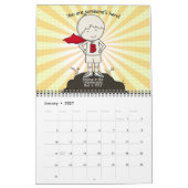 2024年に夢を追う カレンダー (1月 2027)