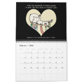 2024年に夢を追う カレンダー (2月 2026)