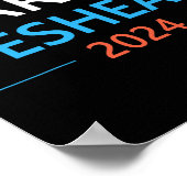 2024年に愛国的なカマラデモクリス大統領のためにベシーア ポスター (角)