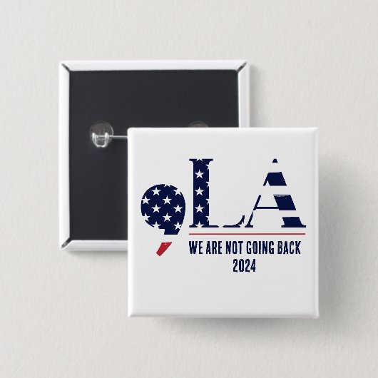 2024年に戻らないコンマLa 缶バッジ (正面&裏面)