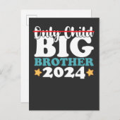 2024年に昇進した唯一の子 インビテーションポストカード (正面/裏面)